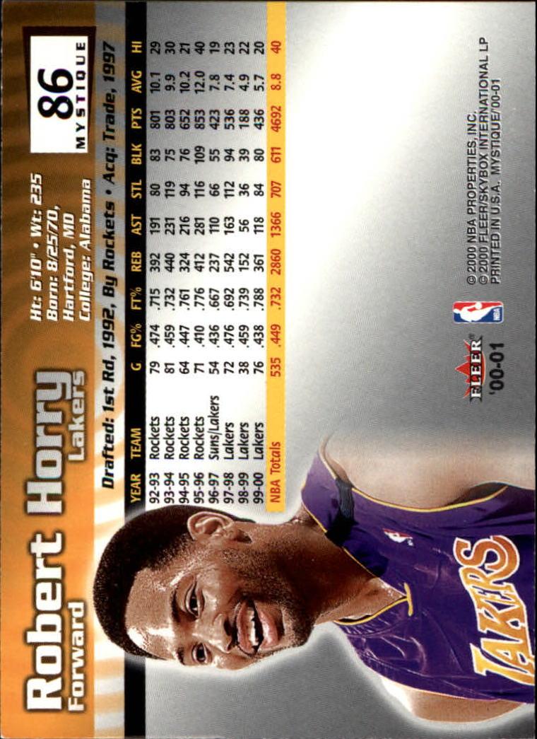 2000/2001 Fleer Mystique Basketball - Picture 147 of 211