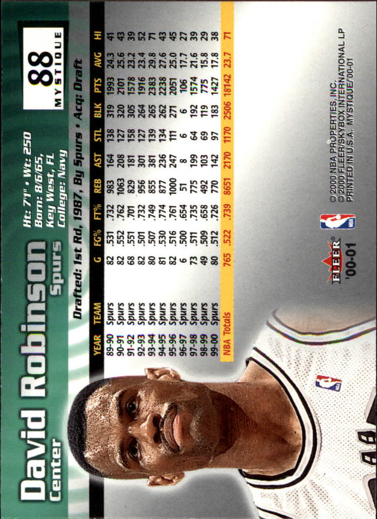 2000/2001 Fleer Mystique Basketball - Picture 151 of 211