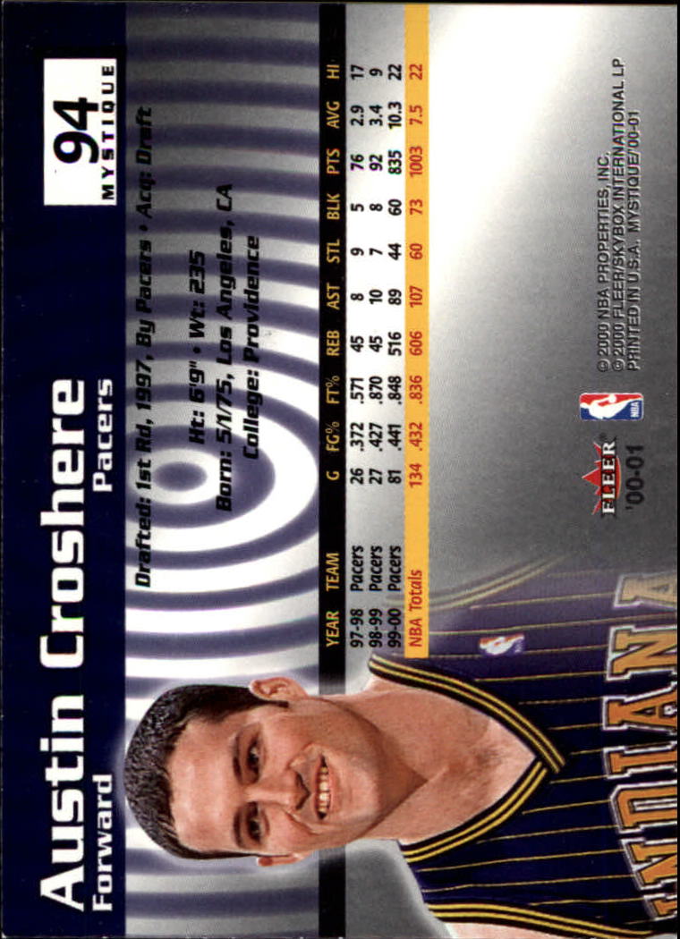 2000/2001 Fleer Mystique Basketball - Picture 161 of 211