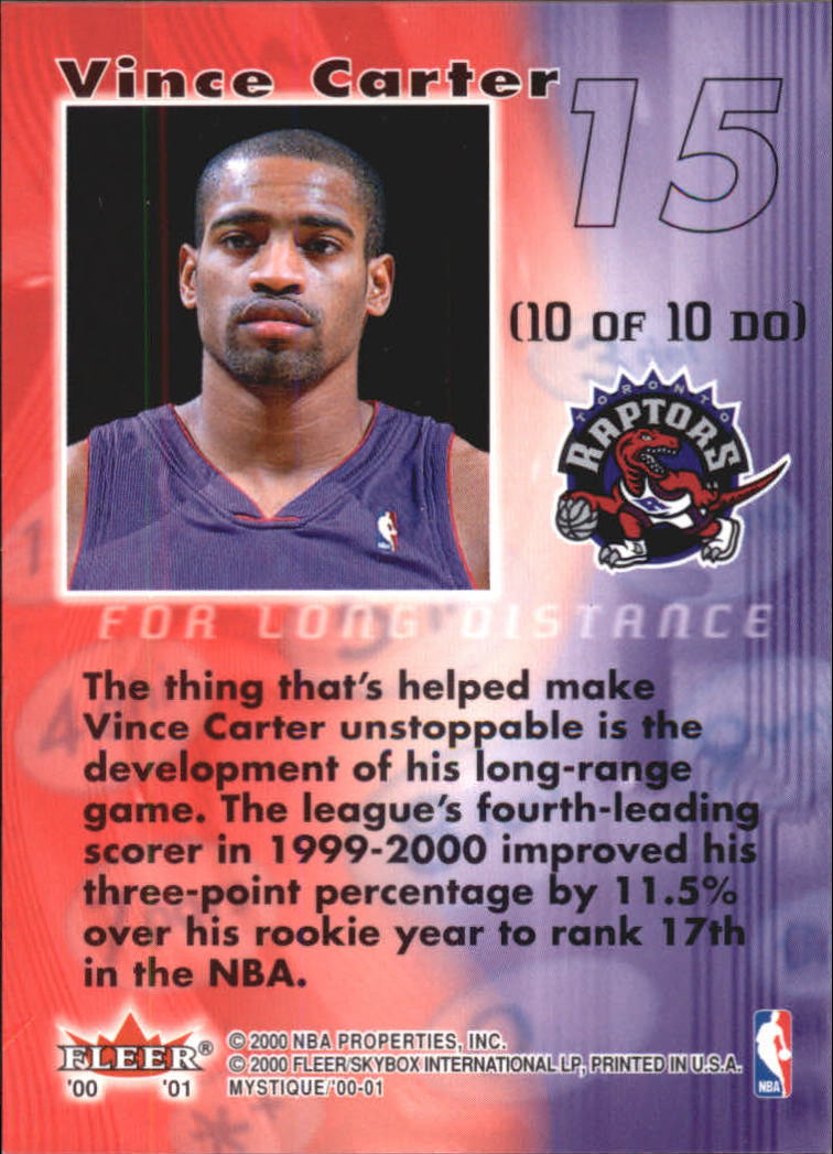 2000/2001 Fleer Mystique Basketball - Picture 185 of 211