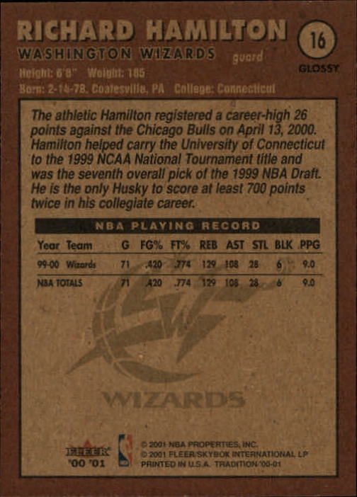 2000/2001 Fleer Glossy Basketball - Picture 21 of 217