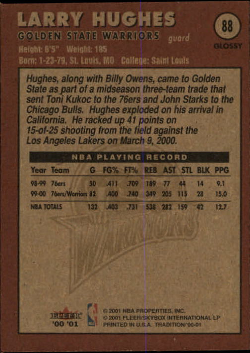 2000/2001 Fleer Glossy Basketball - Picture 91 of 217