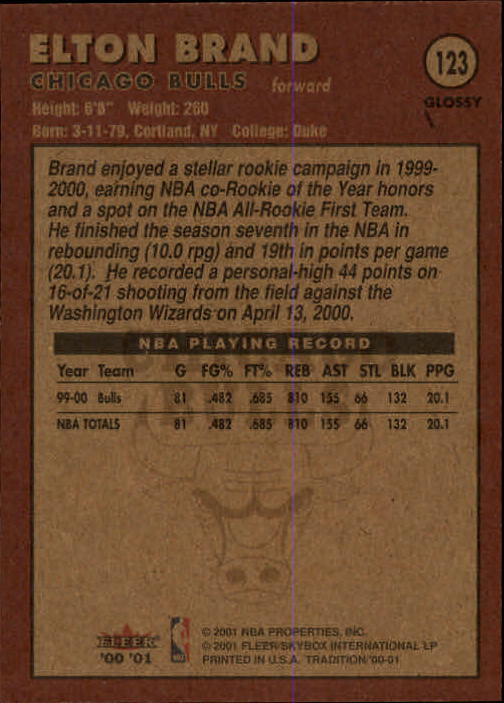2000/2001 Fleer Glossy Basketball - Picture 129 of 217