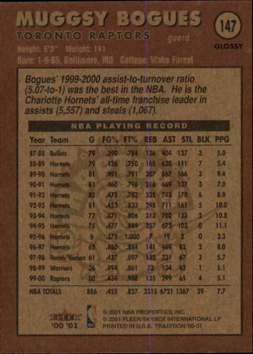 2000/2001 Fleer Glossy Basketball - Picture 151 of 217