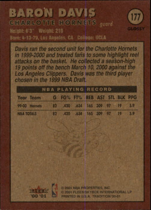 2000/2001 Fleer Glossy Basketball - Picture 175 of 217
