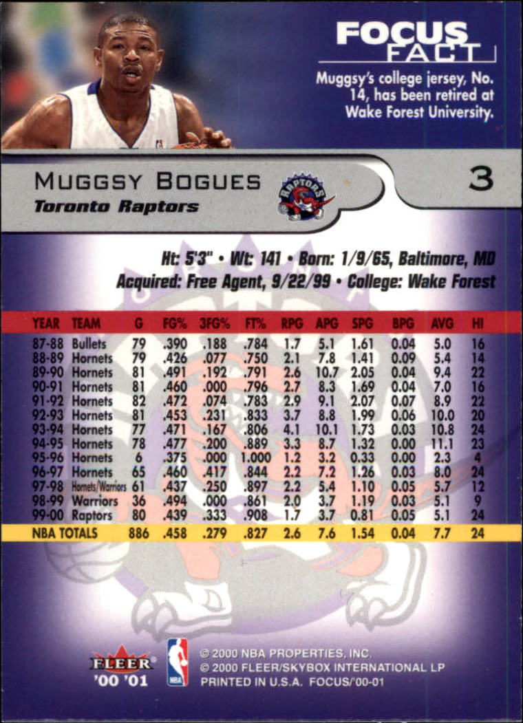 2000/2001 Focus (Fleer) Basketball - Picture 7 of 403