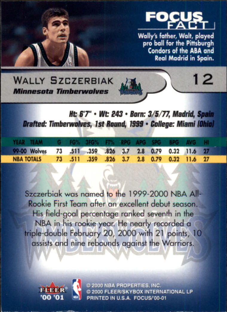 2000/2001 Focus (Fleer) Basketball - Picture 25 of 403