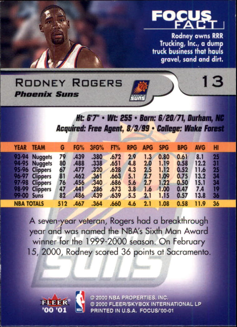 2000/2001 Focus (Fleer) Basketball - Picture 27 of 403