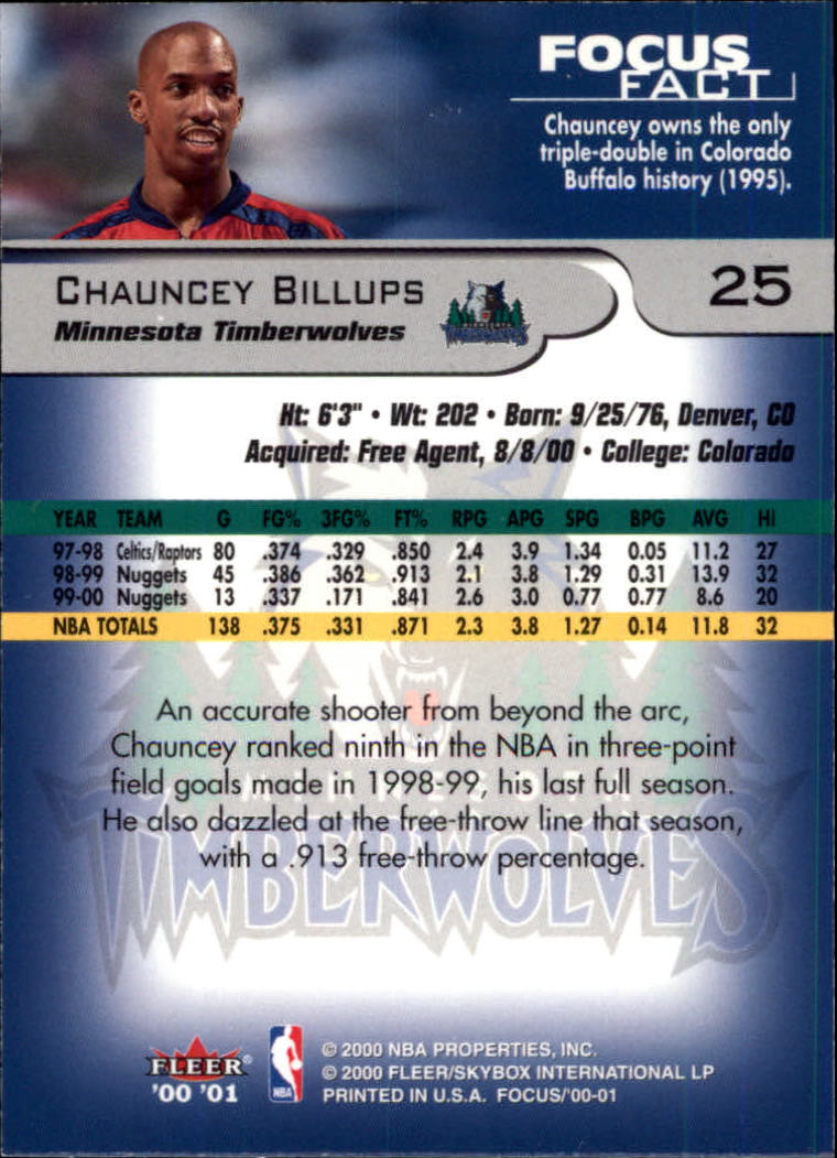 2000/2001 Focus (Fleer) Basketball - Picture 51 of 403