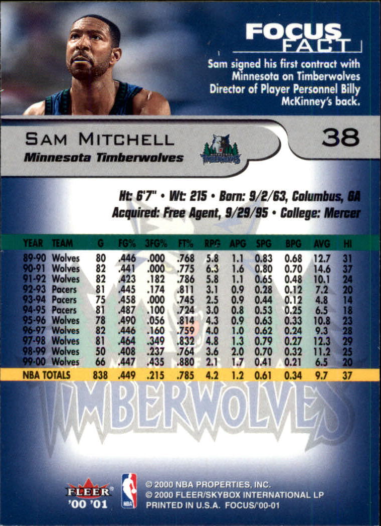 2000/2001 Focus (Fleer) Basketball - Picture 77 of 403