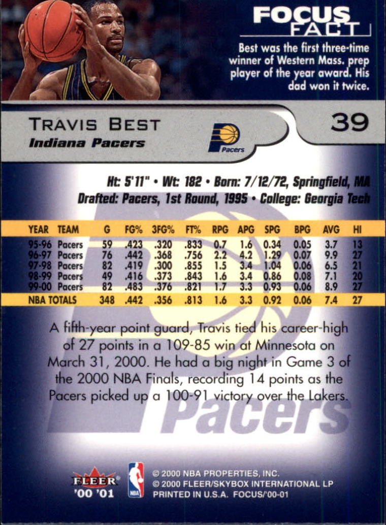 2000/2001 Focus (Fleer) Basketball - Picture 79 of 403