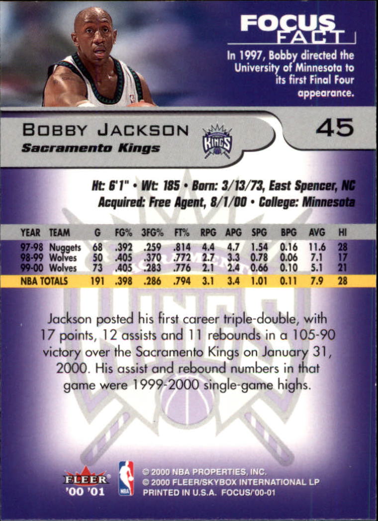 2000/2001 Focus (Fleer) Basketball - Picture 91 of 403