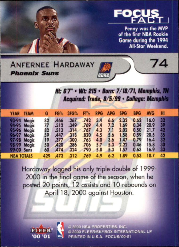 2000/2001 Focus (Fleer) Basketball - Picture 149 of 403