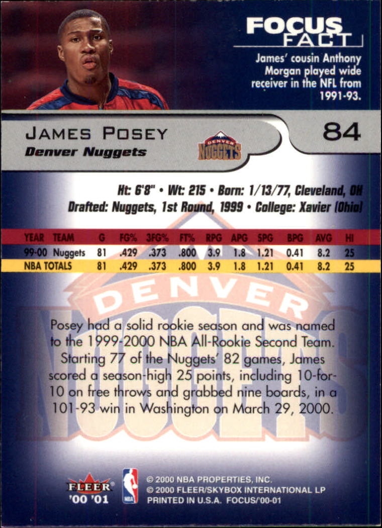 2000/2001 Focus (Fleer) Basketball - Picture 169 of 403