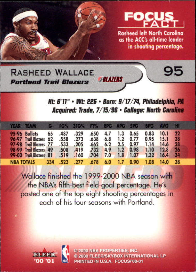 2000/2001 Focus (Fleer) Basketball - Picture 191 of 403