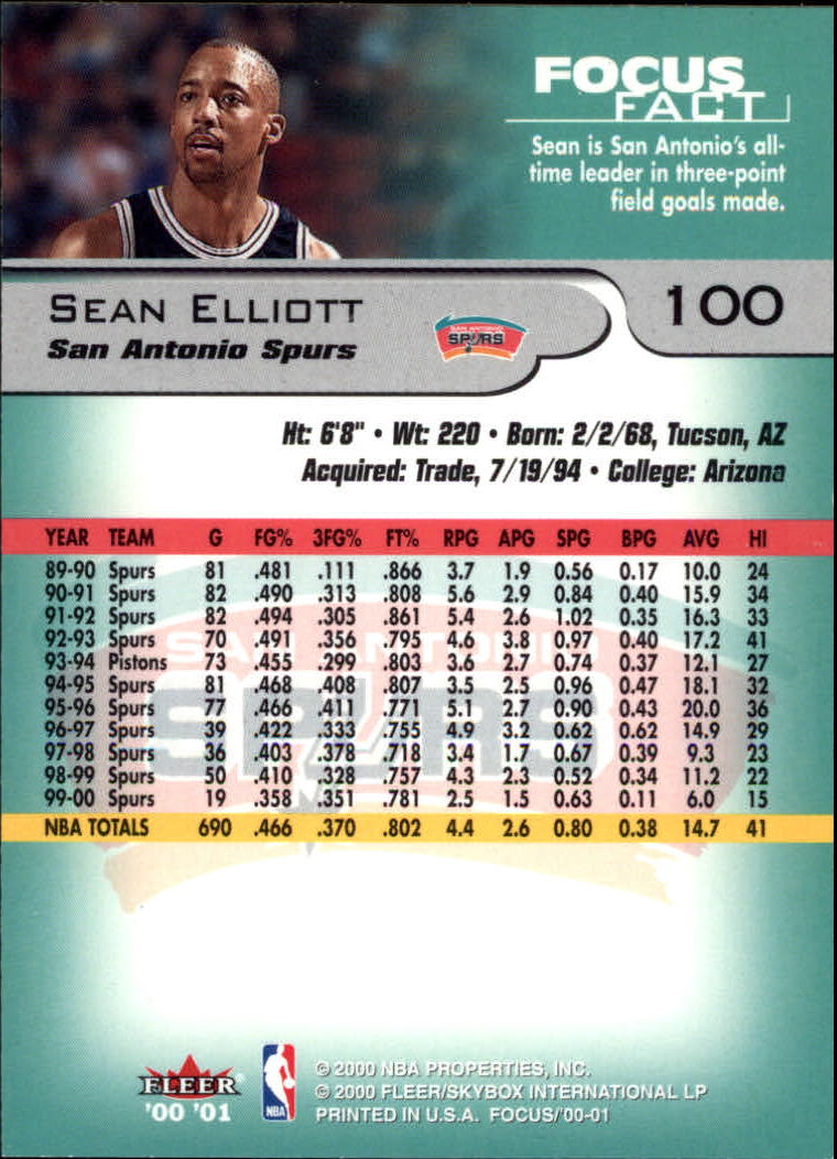 2000/2001 Focus (Fleer) Basketball - Picture 201 of 403