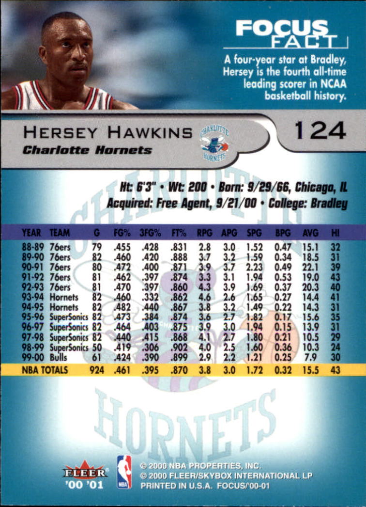 2000/2001 Focus (Fleer) Basketball - Picture 249 of 403