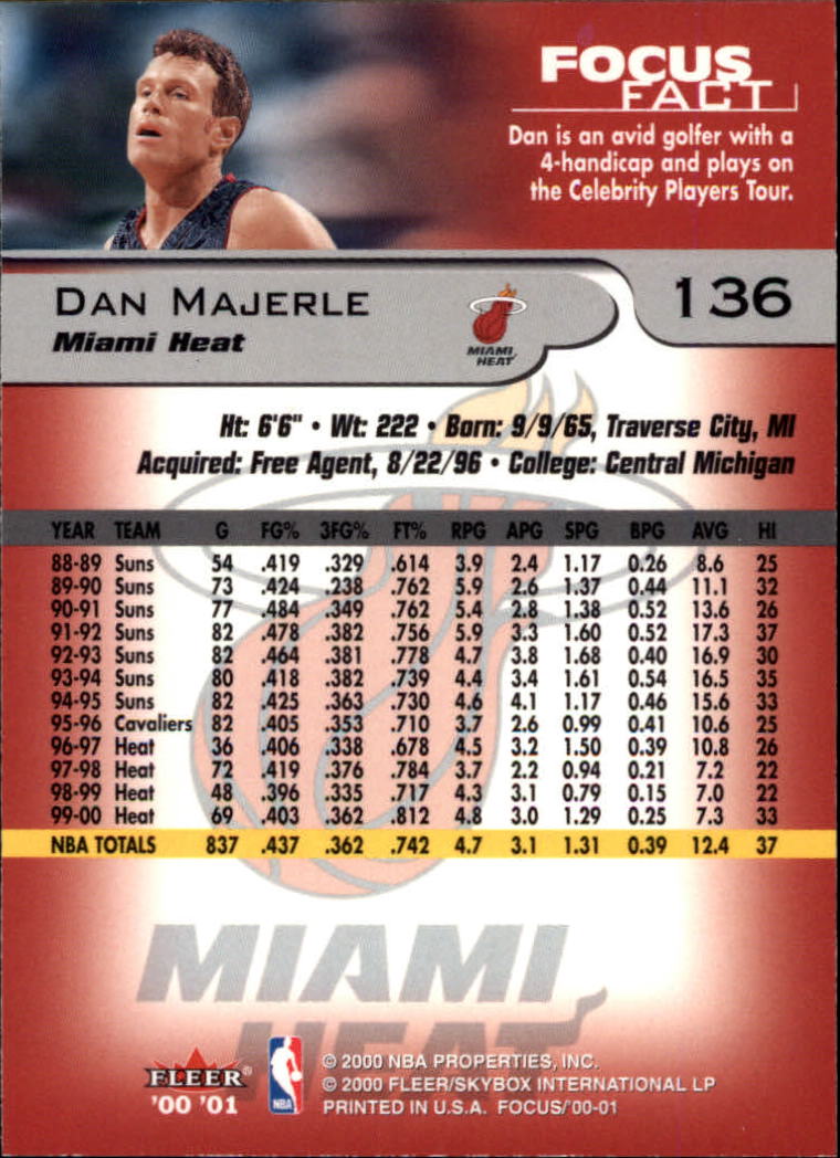 2000/2001 Focus (Fleer) Basketball - Picture 273 of 403