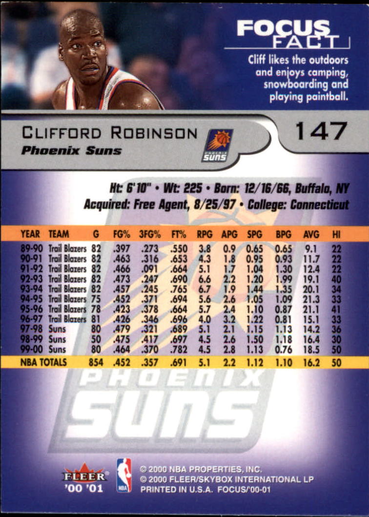 2000/2001 Focus (Fleer) Basketball - Picture 295 of 403