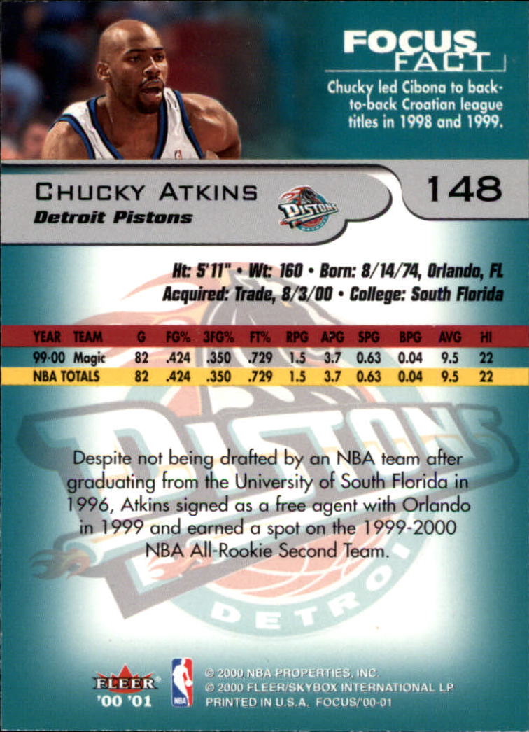 2000/2001 Focus (Fleer) Basketball - Picture 297 of 403