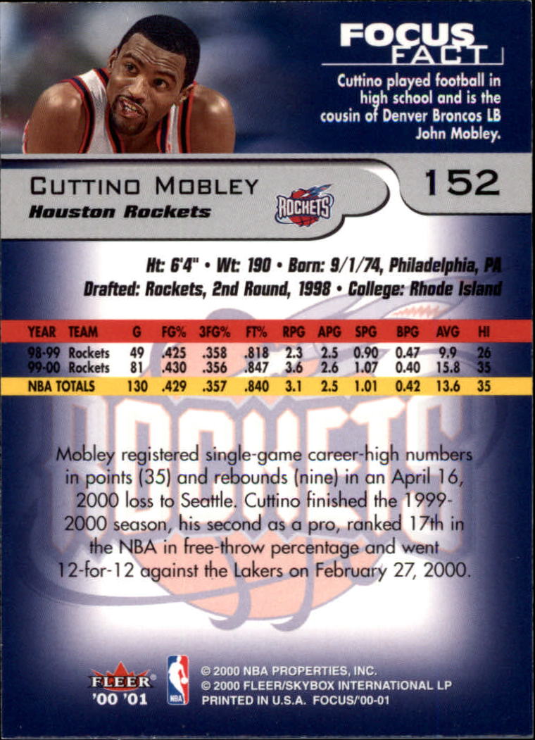 2000/2001 Focus (Fleer) Basketball - Picture 305 of 403