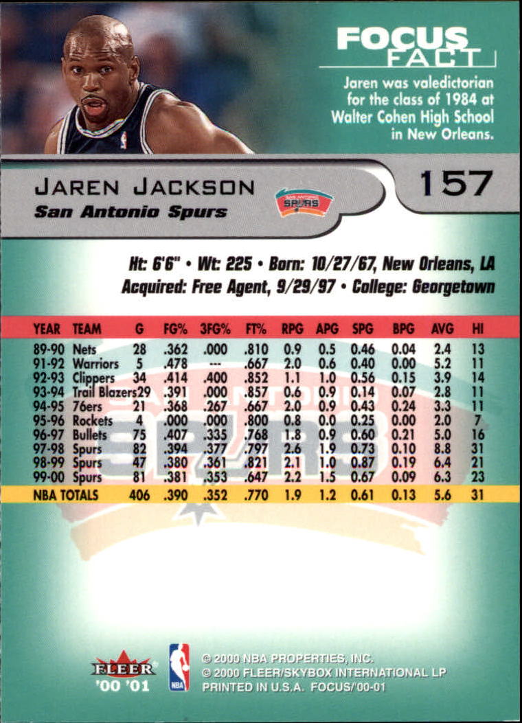 2000/2001 Focus (Fleer) Basketball - Picture 315 of 403
