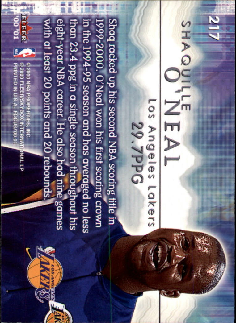2000/2001 Focus (Fleer) Basketball - Picture 365 of 403
