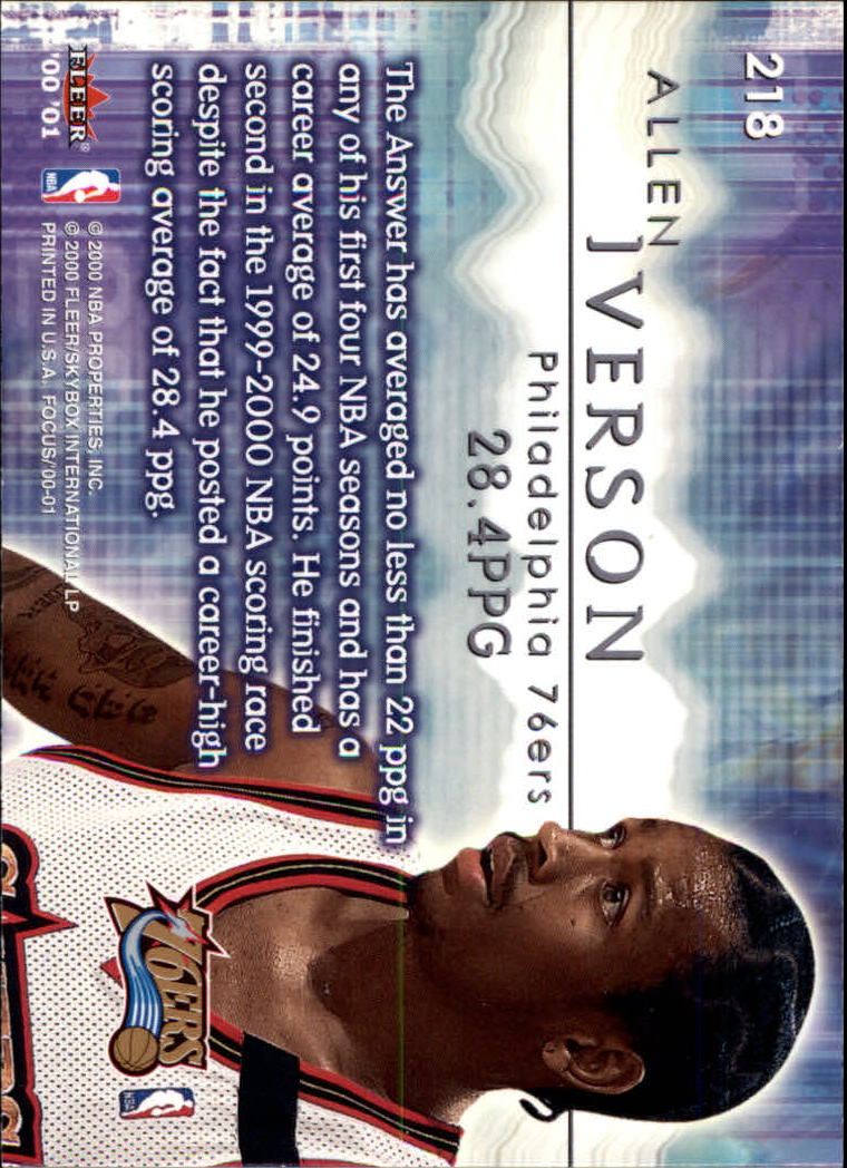 2000/2001 Focus (Fleer) Basketball - Picture 367 of 403