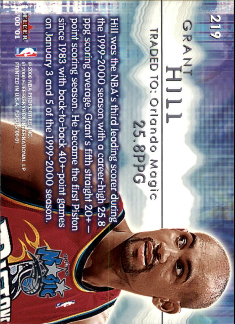 2000/2001 Focus (Fleer) Basketball - Picture 369 of 403