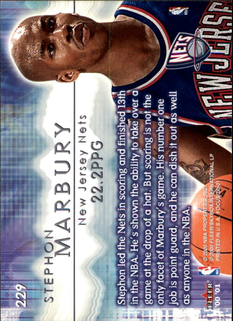 2000/2001 Focus (Fleer) Basketball - Picture 385 of 403