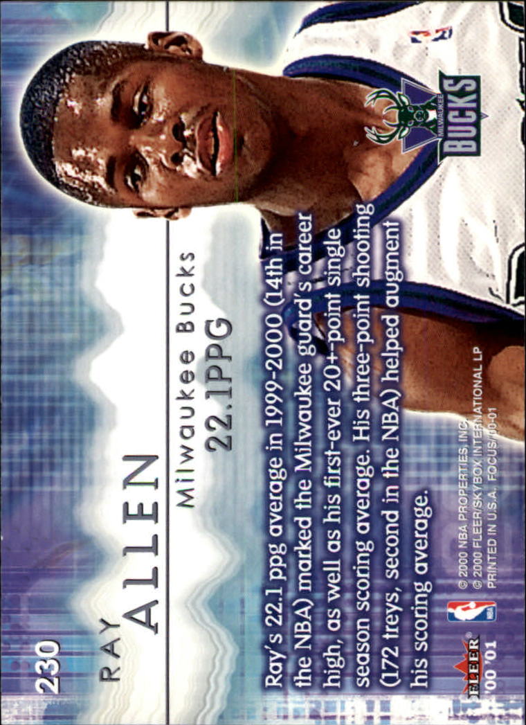 2000/2001 Focus (Fleer) Basketball - Picture 387 of 403