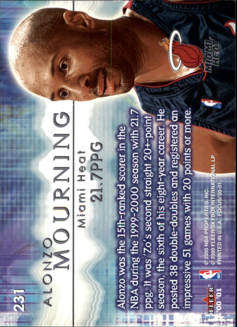 2000/2001 Focus (Fleer) Basketball - Picture 389 of 403