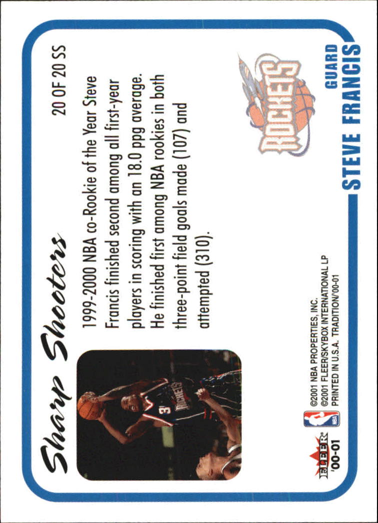 2000/2001 Fleer Basketball Part 2 Autograph and Insert Cards - Picture 65 of 67