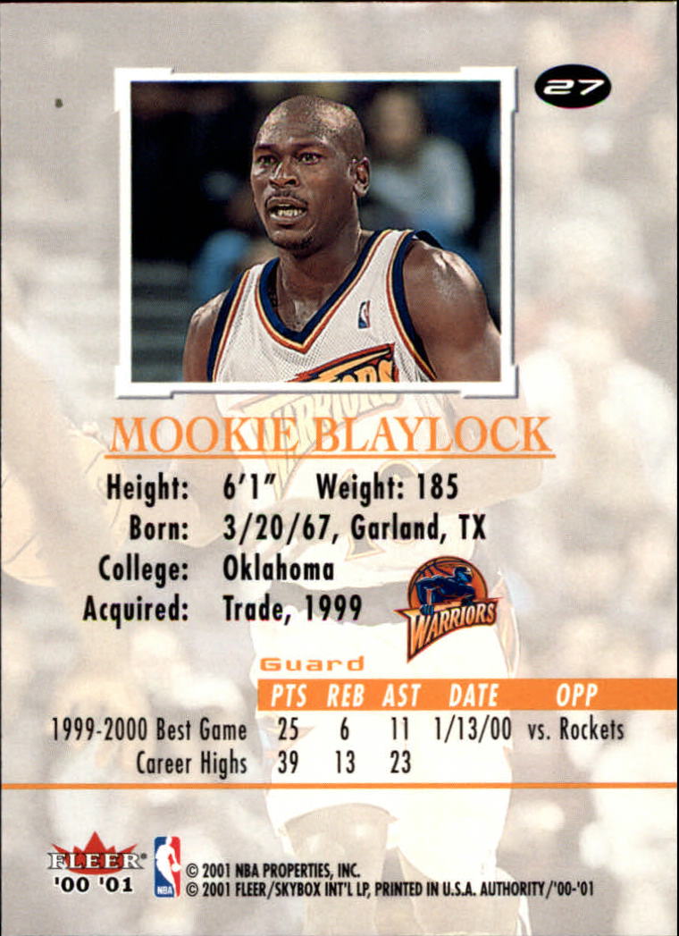 2000/2001 Fleer Authority Basketball - Picture 55 of 241