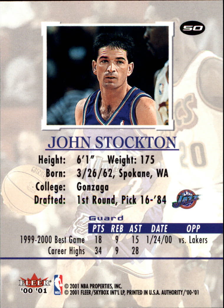 2000/2001 Fleer Authority Basketball - Picture 99 of 241