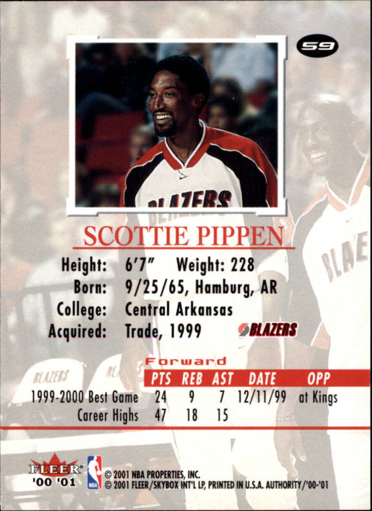 2000/2001 Fleer Authority Basketball - Picture 117 of 241