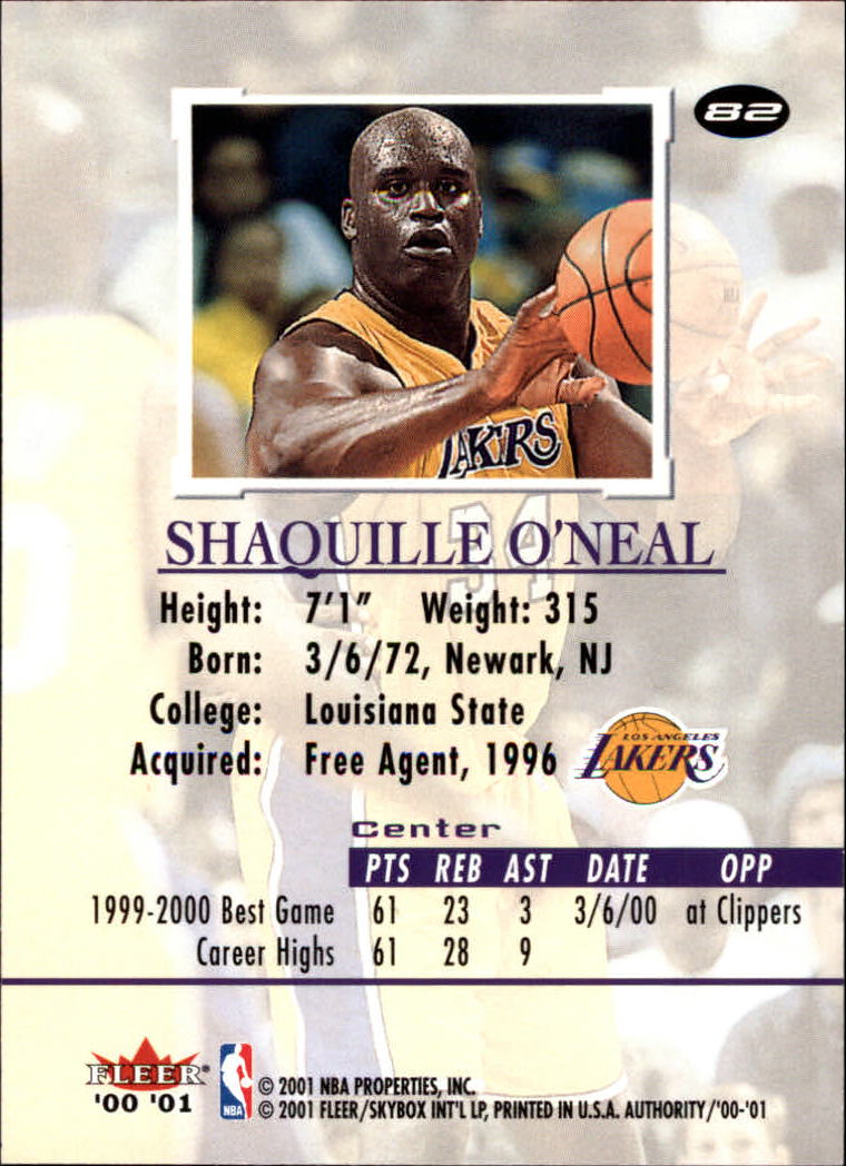 2000/2001 Fleer Authority Basketball - Picture 163 of 241