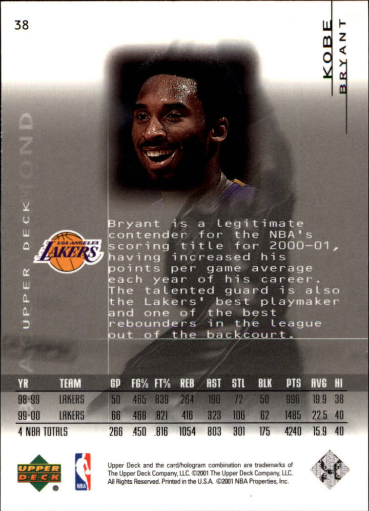 2000/2001 Black Diamond (Upper Deck) Basketball - Picture 77 of 204