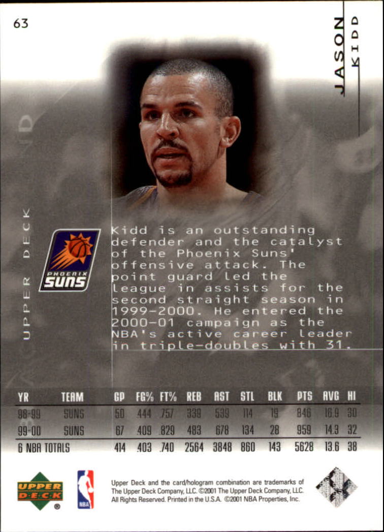 2000/2001 Black Diamond (Upper Deck) Basketball - Picture 125 of 204