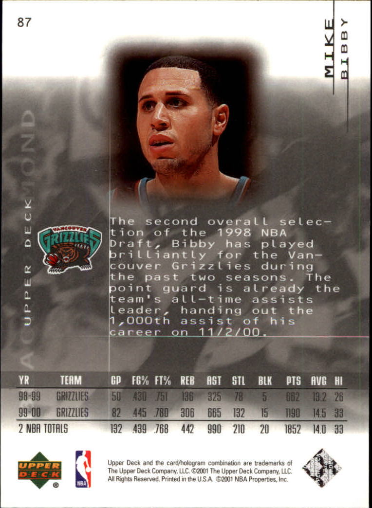 2000/2001 Black Diamond (Upper Deck) Basketball - Picture 173 of 204