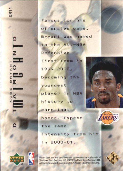 2000/2001 Black Diamond (Upper Deck) Basketball - Picture 194 of 204