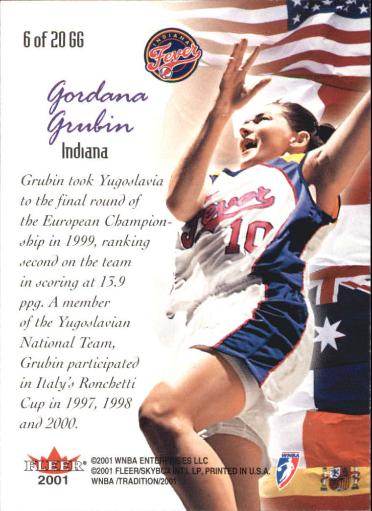 2001 Fleer WNBA Basketball - Bild 269 von 289