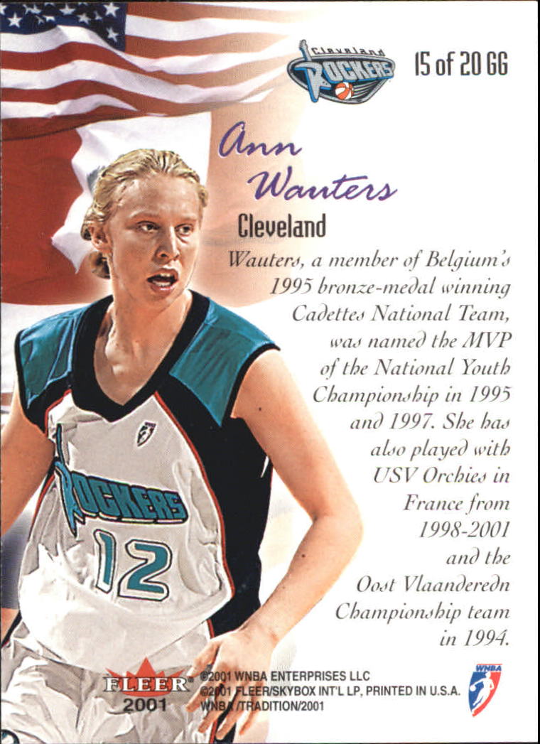 B2520- 2001 Fleer WNBA Basketball #s 1-165 +Inserts -You Pick- 15+ FREE US SHIP - Bild 133 von 137