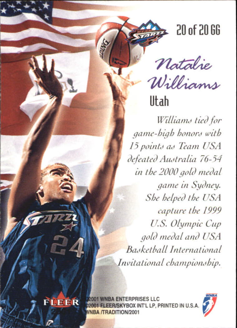 B2520- 2001 Fleer WNBA Basketball #s 1-165 +Inserts -You Pick- 15+ FREE US SHIP - Bild 135 von 137