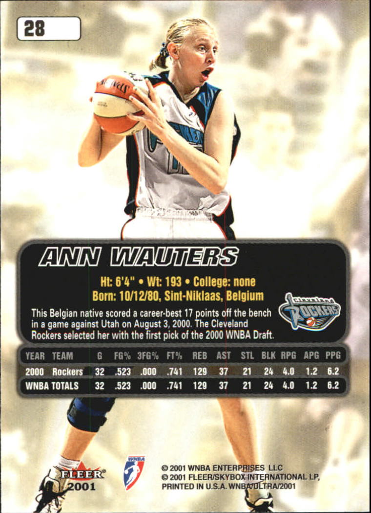 2001 Ultra WNBA (Fleer) Basketball - Picture 31 of 151