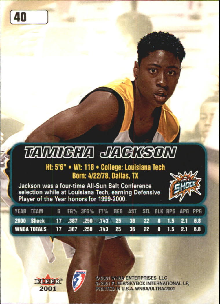 2001 Ultra WNBA (Fleer) Basketball - Picture 47 of 151