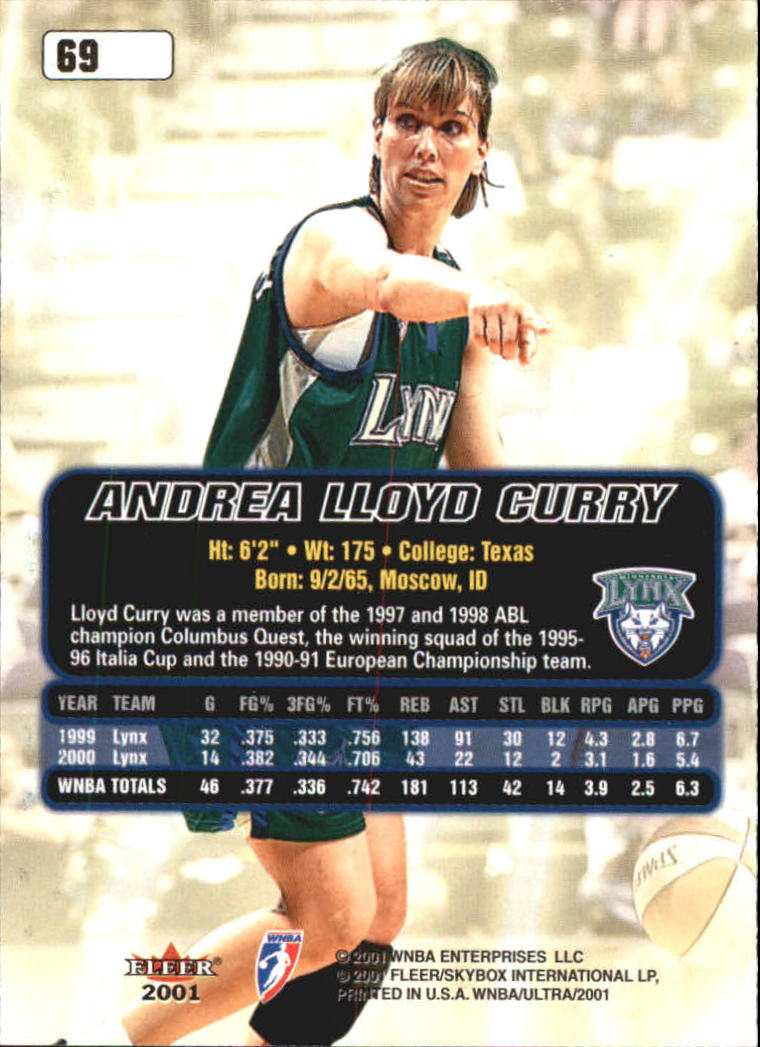 2001 Ultra WNBA (Fleer) Basketball - Picture 83 of 151