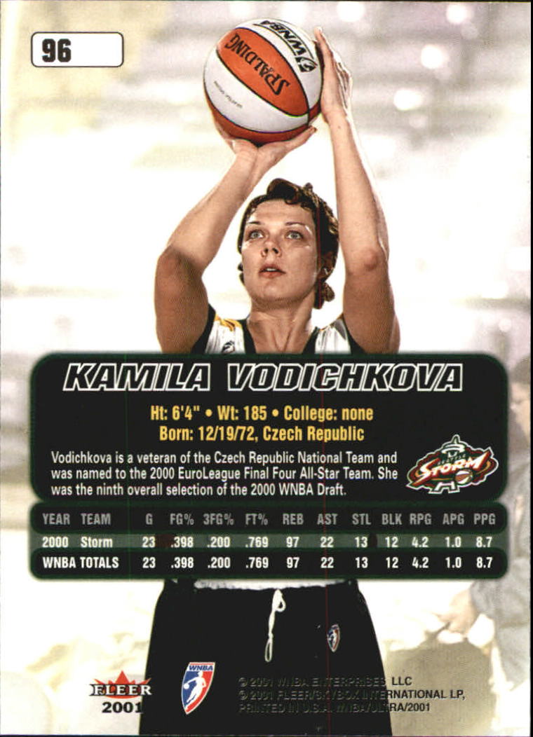 2001 Ultra WNBA (Fleer) Basketball - Picture 115 of 151