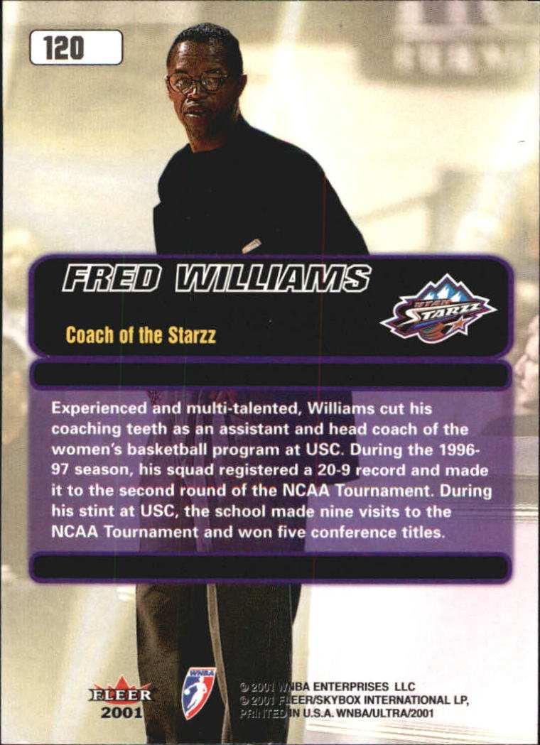 2001 Ultra WNBA (Fleer) Basketball - Picture 141 of 151