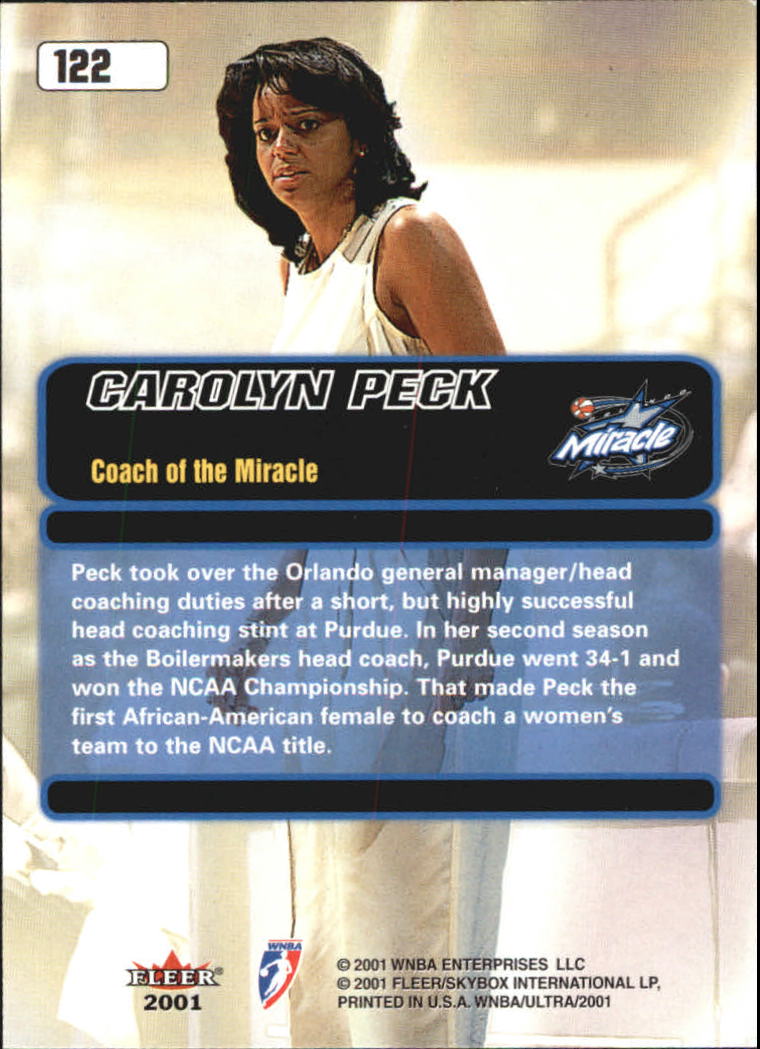 2001 Ultra WNBA (Fleer) Basketball - Picture 143 of 151